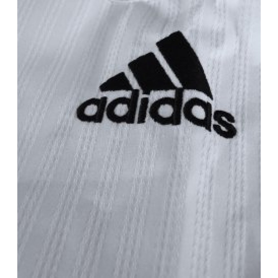 Добок для тхэквондо Adi-Champion 2 с лицензией WT черный ворот |  белый | ADIDAS ADITCH02WT